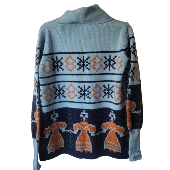 Vintage knit cardigan size large - Picture 4 of 6